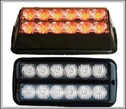 High intensity DC10-30V,12W Led car grill lights,Led emergency lights,police strobe lights,18 flash,waterproof