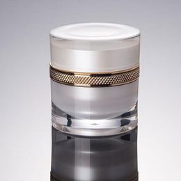 50g pearl white airless container, airless jar 50ml for cosmetic,pearl white airless cosmetic packaging F20171869