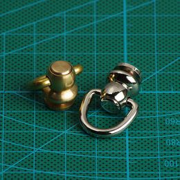 6 pieces brass swivels ring lock buckle handmade D ring bag luggage accessories bag hanger diy hardware part