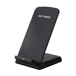 2 Coils Fast Wireless Charger for iPhone X 8 Plus for Samsung Note8 S8 S7 Qi Charger Wireless Charging Stand Pad