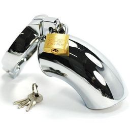 Chastity Devices CB589 Stainless steel Male Chastity Cage Device Bondage Boy Friend Gift #R2