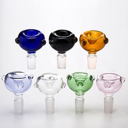 Smoking Accessories 14mm 19mm Glass Bowl BIG Size Style With Crown Bong Bowls Herb Holers For Glass Water Bongs SKGA491