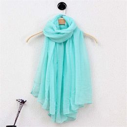 Women Solid Colour Scarf Winter Candy Colour Scarf 78*180cm Shawls And Scarves Linen Cotton Scarf Warm Beach Pashmina 42 Colours