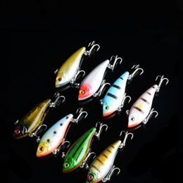 Titreşim yem yem Minnow Fishing Dişli Biyonik Yemler 3D Göz Balık Lures Opp Çanta Paketleme 6G