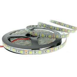 SMD 5050 Led Strip Light 60led m Single Colour 5M 300 LEDs Waterproof Non-waterproof Flexible LED Strip Light for Wedding Christmas Party
