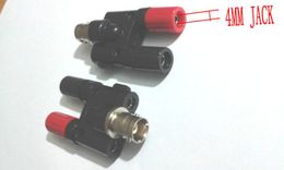 new BNC female jack to 4MM Twin dual Banana Jack Female Coaxial Adapter connector