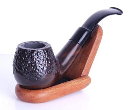 The New Wood Carving Hammer Pipe Are Old-fashioned Detachable Portable Gifts