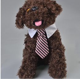 20 style new pet dog cat collar neckties stripe design puppy dog clothes neck tie baby kids bow ties