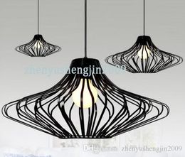 UFO iron cage pendant lamp UFO pendant light suspension lamp hanging lighting fixture dinning room kitchen sitting room cafe bar deli lamp