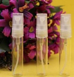 Free Shipping 1000 x 2ML Glass Perfume Bottle, Mini refillable spray bottle, 2ml glass atomizer