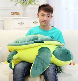 Dorimytrader New 80cm Big Plush Animal Turtle Toy Stuffed Soft Giant 31'' Tortoise Doll Nice Kids Gift Present Free Shipping DY61218