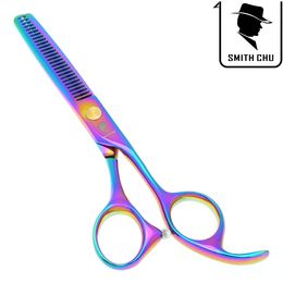 5.5Inch 2017 Hot Selling Hair Thinning Scissors Colourful Sharp Hair scissors Barbers Scissors JP440C Hair Care & Styling Tools, LZS0016
