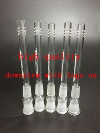6 inch (15 cm) long glass hookah downpipe, for stick bowl smoking 14/14 (DS-001)