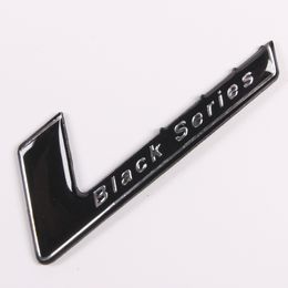 1pcs Aluminum Black Series sticker Emblem for W204 W203 W211 W207 W219 Auto car For AMG badge211u