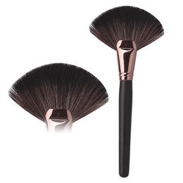 Makeup Brush Single Cheek Red Brush Brush Sweet Stucco Fan Blusher Face Powder Cosmetic Makeup Brush Makeup Brushes
