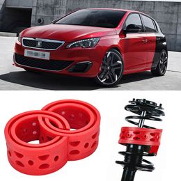 2pcs Super Power Rear Car Auto parts Shock Spring Bumper Power Cushion Buffer Special For Peugeot 308