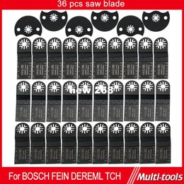 36 pcs/set Wood working Oscillating Multi tools Saw Blades Accessories fit for Multimaster power tools as Dremel Fein,metal cut