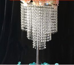Free shipping 50CM(H) Wedding Centrepiece Crystal Table chandelier Wedding Supply11111