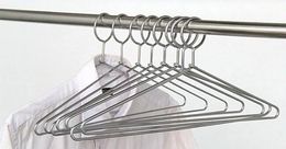 Fashion Hot Anti-theft Metal Clothes Hanger with Security Hook for Hotel Used 5mm Thickness