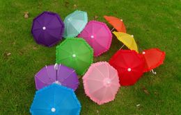 Dia 28cm Colour Solid Colour Dance UmbrellaToy Props Umbrella Special Multicolor Free Shipping