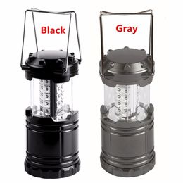 Grey Super Bright Lightweight 30 LED Camping Lantern Outdoor Portable Lights Water Resistant Camping Lighting Lamp