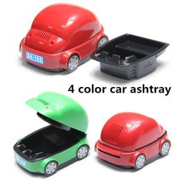 Unique car shape auto ashtray car Cigarette Holder automatic car Trash ashtray portable plastic Cigarette holder atp238