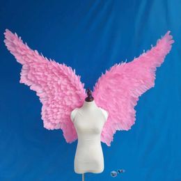 High quality Adult's large cute Pink angel fairy wings for model stage show catwalk models Game shooting Party props EMS free shipping