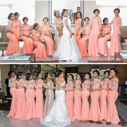 three quarter length bridesmaid dresses