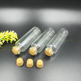 Hot Sale 30ML Glass Drifting Bottle Clear Empty Wishing Bottle 1OZ Glass Message Vial With Cork Stopper Mini Containers