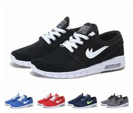 -Top qualidade SB Stefan Janoski Max Running Shoes Para Mulheres Homens Anti Suede Fur Athletic Confortável Sport Outdoor Sneakers Eur 36-45