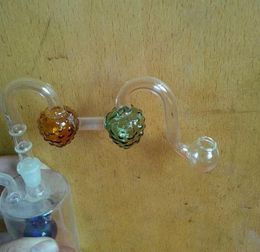 Double strawberry pot --glass hookah smoking pipe Glass gongs - oil rigs glass bongs glass hookah smoking pipe - vap- vaporizer