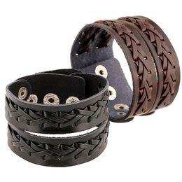 2017, new woven head layer leather bracelet, Europe and America popular new bracelet, leather jewelry, leather bracelet