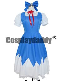 Touhou Project Cirno Cosplay Costume Dresses M006