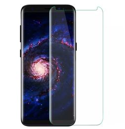 For Samsung S8 S8 plus Curved Tempered Glass Clear Screen Protector film with Retail Package for Most Case