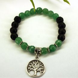 SN0582 Trandy Design Bracelet Tree of Life Bracelet Yoga Healing Bracelet Spiritual Mala Bracelet Mens Bracelet