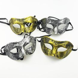 Crafted Antique eye Mask with Button Chain Masquerade Ball steampunk Theme Party