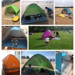 Tents and Shelters Outdoors Camping Accessories Fishing Beach Travel Lawn Quick Automatic Opening Tents UV Protection SPF 50 Tent