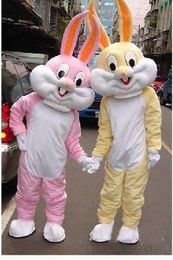 2017 Factory made Bugs Bunny Costumes Mascot Adult Cartoon Mascot Performance Cute Cartoon Rabbit character Mascot