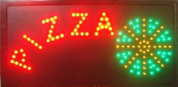 hot selling customerized animated led pizza signs billboard size 19x10 Inch of pizza shop business