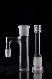 hookahs Glass Hi-Q Ashcather 90 Degree Diffusied Ash catcher 18.8mm-18.8mm Staight Tube Perc for Glass water pipe