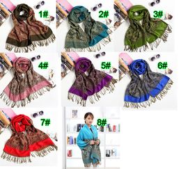 10PCS autumn winter new fashion woman National Cotton and linen tassel scarf ladies keep warm scarf sunscreen 180cm 8colors free shipping