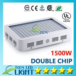 Super Discount ! High Cost-effective 1500W 85-265V LED Grow Light with 9-band Full Spectrum for Hydroponic Systems led lamp lighting 555