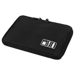 Wholesale- Organizer System Kit Case Storage Bag Digital Devices USB Data Cable Earphone Wire Pen Travel Insert Useful