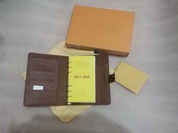 Free shipping High quality Famous brand new notebook business book cover agenda with box. paper, card