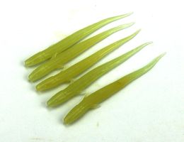 HENGJIA 50Pcs Soft Silicone Loach Lure Grub Worm Fishing Lure 10.5cm/3.5g Artificial Luminous Bait Bsst Price