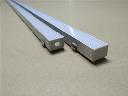 Free Shipping High Quality Hot Selling Item 40m/lot,2meters/pcs LED Aluminium Profile With End caps & Mounting Clips
