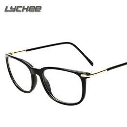 Wholesale- LYCHEE Spectacles Frame Eyewear For Women Men Brand 2016 Clear Optical computer reading Glasses Frames oculos