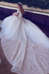 2017 Spring Online Modest Backless Handmade Beach Wedding Dresses Styles Cheap Off Shoulder Appliques Lace Vesitos De Novia Bridal Gowns=