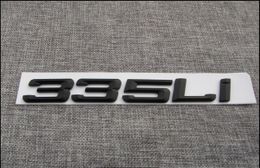 Black " 335L i " Number Trunk Letters Emblem Badge Sticker for BMW 3 Series 335Li