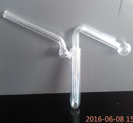 Cheap Mini Glass bong Oil Burner tube dab heady Water Bong for Oil Rigs Ash Catcher free shipping